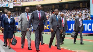 See how President Ruto was received in Congo for President Felix Tshisekedis inauguration [upl. by Chiarra186]