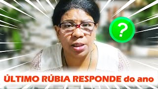 ÚLTIMO RÚBIA RESPONDE DO ANO  ERRATA [upl. by Ettevol]