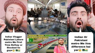 Indian Vlogger First Time Travel In Pakistan Lahore Metro  India Vs Pakistan Metro [upl. by Aryhs]