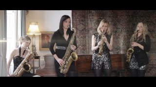 Moondance  Van Morrison for Saxophone Quartet Marici Saxes [upl. by Alliuqaj]