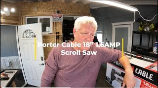 Porter Cable 16 amp 18quot Scroll Saw [upl. by Etnomal]