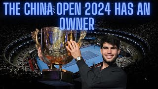 Highlights quotAlcaraz vs Sinner Epic TieBreak Decides the 2024 China Open Championquot [upl. by Yenmor378]