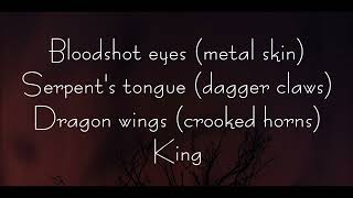 Satyricon  King lyrics [upl. by Lubbock]