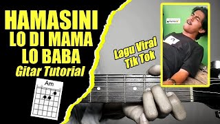 Gitar Tutorial Qasidah Gassa de Hamasini Lo Di Mama Lo BabaMudah amp Cepat dimengerti untuk pemula [upl. by Ame]