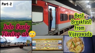 🚂THIRUKKURAL EXPRESS TRAVEL VLOG PART2 Nizamuddin to Chennai Vijayawada Breakfast Naveen Kumar [upl. by Loss]