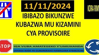 AMATEGEKO YUMUHANDA🚨🚘🚨 IBIBAZO NIBISUBIZO BYIKIZAMI CYURUHUSHYA RWAGATEGANYO🚨🚘🚨 amategeko [upl. by Warde]