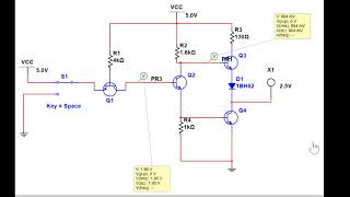 TTL logic gate NOT using multisim [upl. by Lody]