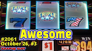 9 Lines Triple Double Butterfly Sevens Slot Jackpot Triple Double Stars Jackpot at Pala Casino [upl. by Andrade]