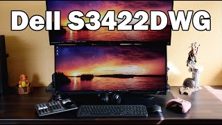 Dell S3422DWG review  New Dell Gaming Series Monitors [upl. by Dacy403]