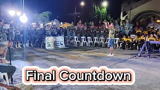 Final Countdown  Mangaldan National High School Drum and Bugle Corps [upl. by Maroj669]