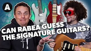 Rabea Signature Guitar Blindfold Challenge [upl. by Glyn]