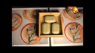 Dry olive soap cutting ASMR 💚 asmrforsleep oddlysatisfying sensory cuttingsoap relaxing fyp [upl. by Lipfert882]