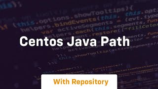 centos java path [upl. by Alitha]