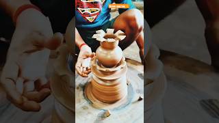 Mitti ki कला indian pottery mekar potteryclay art mittikabartan gaming pottery youtubeshorts [upl. by Yortal]