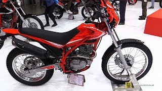 2019 Beta Alp 200  Walkaround  2018 EICMA Milan [upl. by Ydnac815]