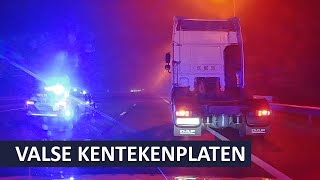 Politie  Valse kentekenplaten  Spookvoertuig  Inbrekers  Trekker [upl. by Eitsirc]