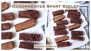 Cukormentes Sport Szelet recept  mentesenedesebb [upl. by Orazal]