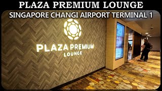 Plaza Premium Lounge  Changi Airport Terminal 1 Singapore [upl. by Adnawad]