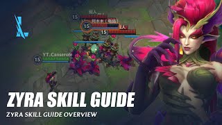 Zyra Skill Guide  Wild Rift [upl. by Bowers]