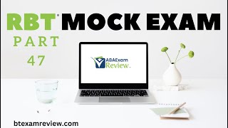 Pass the RBT® Exam  RBT® Practice Exam  Full Mock RBT® Exam Review Part 47 [upl. by Junius]