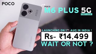 Poco M6 Plus 5g  quotFIRSTLOOKquot  Poco M6 Plus Price In India India Launch Review 4Gen2AE 108MP [upl. by Anifled]