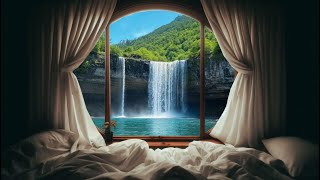 Relaxing Waterfall Sounds For Study Sleep [upl. by Akfir246]