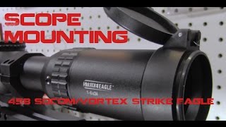 Mounting Vortex Strike Eagle 458 SOCOM Build Project Razorback Pt 3 [upl. by Tedi]