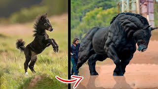 ANTES y DESPUES de ANIMALES CRECIENDO  INCREIBLES TRANSFORMACIONES ANIMALES [upl. by Mauldon]