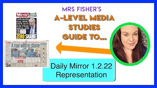 A Level Media  Daily Mirror 1222  Representation [upl. by Eelesor309]