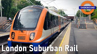 🇬🇧 London Overground  Suburban Rail Compilation [upl. by Nafets]