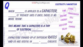 Capacitors Explained  GCSE Physics [upl. by Eatnuahc]