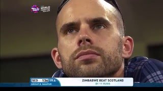 ICC WT20 Scotland vs Zimbabwe Highlights [upl. by Nolat203]