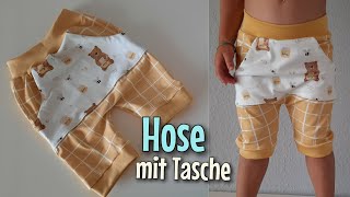 Jogginghose  Kuschelhose  Yogahose nähen  Nähanleitung für Anfänger mit kostenlosem Schnittmuster [upl. by Wehttam31]