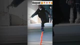 Inline skating stunts😱🔥inlineskatingskating youtubeshorts shortsgirlreaction viralvideo [upl. by Conall]