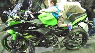 Kawasaki Ninja 650 KRT Edition 2018 カワサキ ニンジャ バイク 大阪モーターサイクルショー2018 [upl. by Ahserb200]