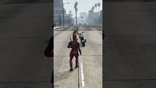 Trolling as Deadpool in GTA 5 shorts gta5rp [upl. by Dorfman]