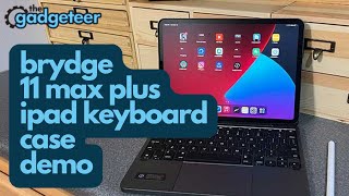 Brydge 11 Max Wireless iPad Pro Keyboard Case with Trackpad demo [upl. by Krebs]