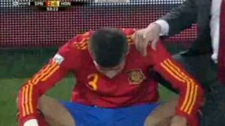 Gerard Piqué gets owned by the World Cup 2010 [upl. by Dunston]