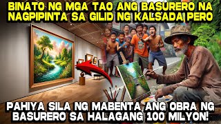 Binato ng mga Tao ang Basurero ng Nagpipinta sa Kalsada Pero [upl. by Salli91]