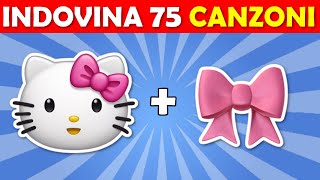 Indovina la Canzone dalle Emoji🐱🎀 75 Canzoni Quiz [upl. by Eehsar]