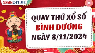 Quay thử xổ số Bình Dương ngày 8 tháng 11 năm 2024  Quay thử XSBD Giờ Hoàng Đạo hôm nay [upl. by Thorn]