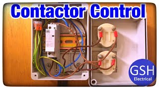 Single Phase Contactor  Connections Explained Application plus the Current in the Coil and Load [upl. by Theodosia]