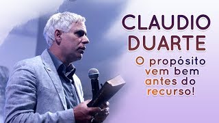 Cláudio Duarte  O propósito vem bem antes do recurso  Palavras de Fé [upl. by Anirt725]