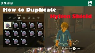 Zelda BOTW  How to Duplicate Hylien Shield Everyone can do it easily [upl. by Pul]