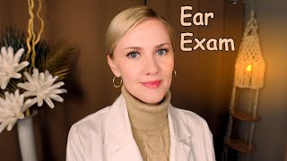 testing and examining your EARS 👂 ASMR WHISPER [upl. by Geanine]