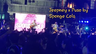 Jeepney x Puso  Sponge Cola  Live 2023 [upl. by Kcirdnekal]