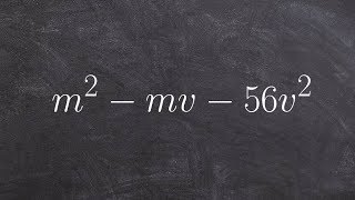 Factoring a hard trinomial [upl. by Audly753]