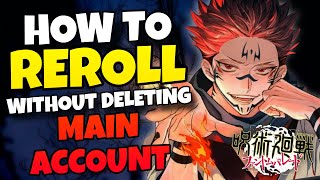 HOW TO MAKE ANOTHER ACCOUNT WITHOUT DELETING MAIN ACC IN ONE DEVICE in Jujutsu Kaisen Phantom Parade [upl. by Shana]