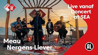 Meau  Nergens Liever  Sessie  Concert at SEA 2024  NPO Radio 2 [upl. by Yllah]