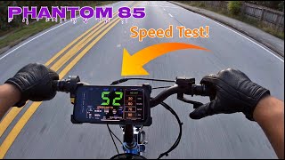 Phantom 85 Motorized Bike  Hits 52MPH  amp Couldve Gone Much Faster [upl. by Clough743]